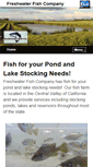 Mobile Screenshot of freshwaterfishco.com